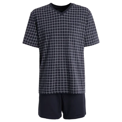 Image of Schiesser SET Pyjama set, Men&#039;s, Size: 38R, Dunkelblau