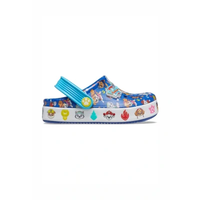 Image of Crocs Toddler Pawpatrol OFF Court Pool slides for kids, Size: 5K, Blue Synthetics