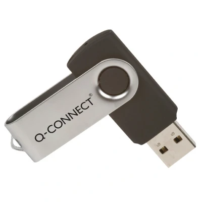 Image of Memory Stick Q CONNECT USB 8GB / Computer Accessories/Type Capacity 8 GB/Kind 2.0 Material Plastic/Colour Silver/black/Size