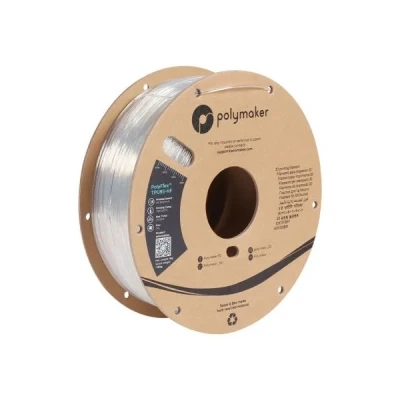 Image of Polymaker High Flow TPU Filament 1.75 Clear, Shore 95A Flexible 1.75mm, 1kg