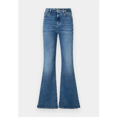 Image of Tommy Jeans Sylvia HIGH Flared Jeans, Women&#039;s, Size: 24x32, Denim medium