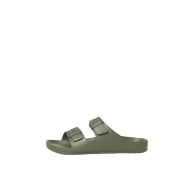 Image of Jack &amp; Jones Jfwcroxton Moulded Slippers, Men&#039;s, Size: 40, Khaki shoes