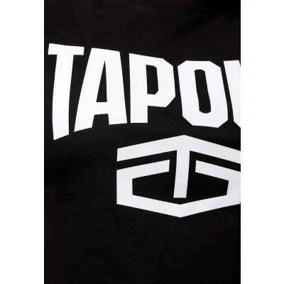 Image of Tapout Normale Passform Active Basic TEE Print Tshirt, Men&#039;s, Size: 3XL, Black white
