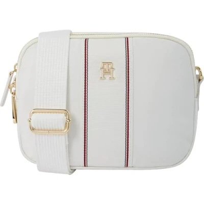 Image of Tommy Hilfiger Poppy CORP Across body bag, Women&#039;s, Size: One Size, White