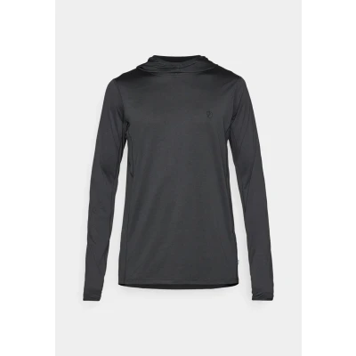 Image of Fjällräven Abisko SUN Hoodie Long sleeved top, Men&#039;s, Size: Small, Black