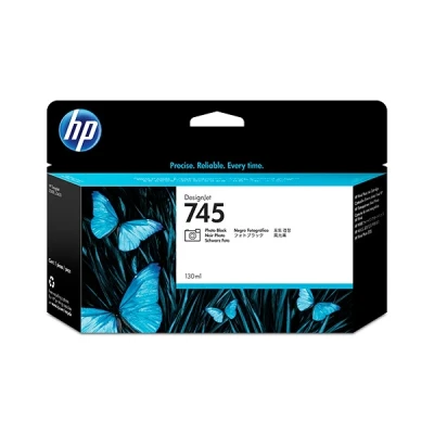 Image of HP DesignJet Z5600ps 745 (F9J98A) photo black ink cartridge (original HP)