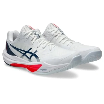 Image of Asics SKY Elite Volleyball shoes, Men&#039;s, Size: 11, White/mako blue shoes