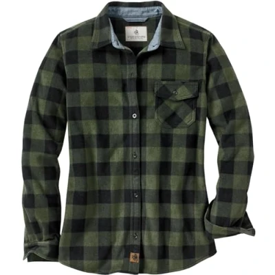 Image of Legendary Whitetails Women&#039;s Trail Guide Fleece Button Down Shirt