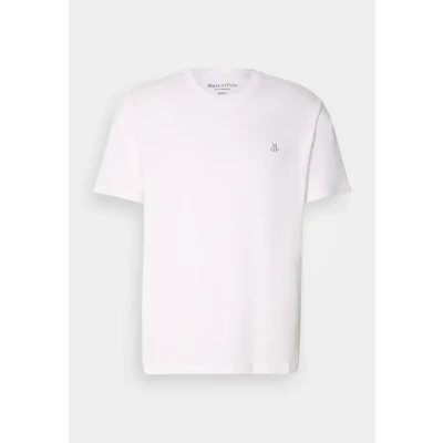 Image of Marc O&#039;Polo Short Sleeve LOGO Basic Tshirt, Men&#039;s, Size: Small, White