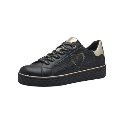 Image of Marco Tozzi BY Guido Maria Kretschmer Trainers, Women&#039;s, Size: 4, Black comb Imitation leather/ textile