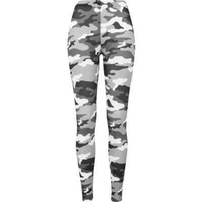 Image of Urban Classics Ladies camo Leggings Trousers, Women&#039;s, Size: Medium, Snow
