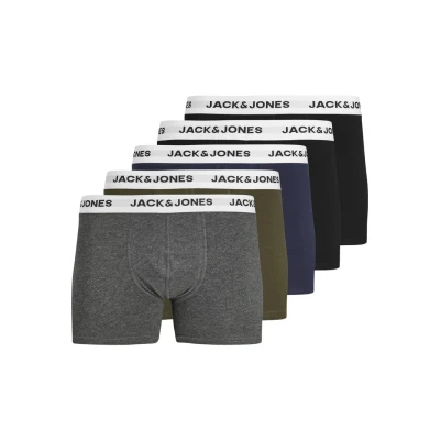 Image of JACK &amp; JONES Men&#039;s Trunk, Grey Green Blue Black White, S
