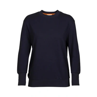 Image of Icebreaker Merino Central II LS Sweatshirt Midnight navy Sweatshirt, Women&#039;s, Size: Large,