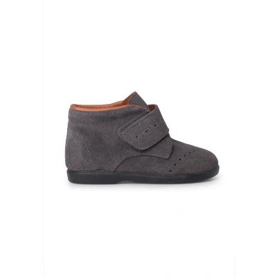 Image of Pisamonas Adherente Baby shoes for kids, Size: 4.5K/5K, Gris Leather