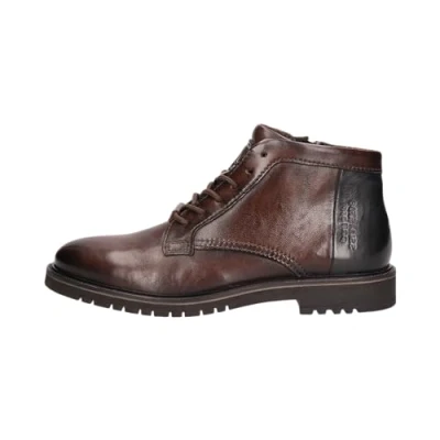 Image of bugatti Laceup ankle boots, Men&#039;s, Size: 7.5, Dark brown black Leather