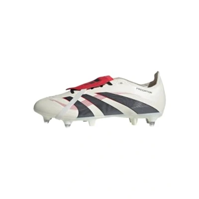Image of adidas Performance Predator League FOLD OVER Tongue SOFT Ground Screwin stud football boots offwhite/core black/pure ruby, Men&#039;s, Size: 8.5