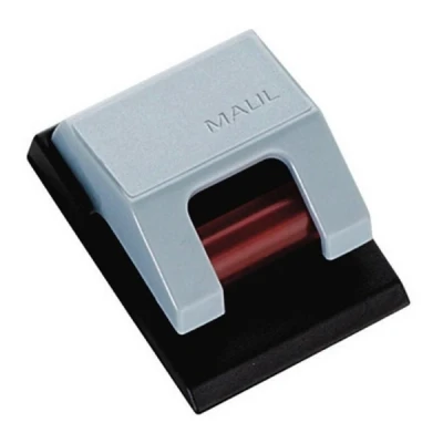 Image of MAUL Roller Clip S, Automatic clamp, self Adhesive, 33 x 43 17 mm, Grey, 10 Pieces