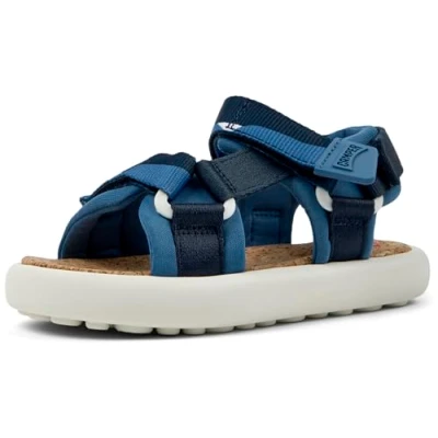 Image of Camper Pelotas Flota Walking sandals for kids, Size: 260, Blau weiß shoes