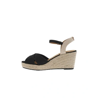 Image of TOM TAILOR Women&#039;s 5390010025 Wedge Sandal, Black, 9 UK
