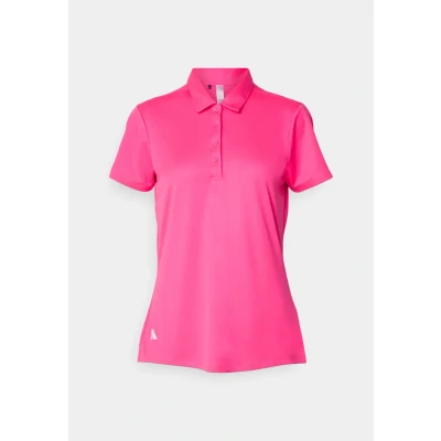 Image of adidas Golf Polo shirt, Women&#039;s, Size: Medium, Solar pink