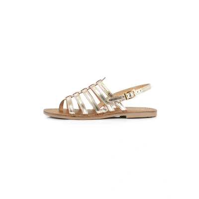 Image of Les Tropeziennes Girl&#039;s Herilo Sandals, Gold Or, 2 UK