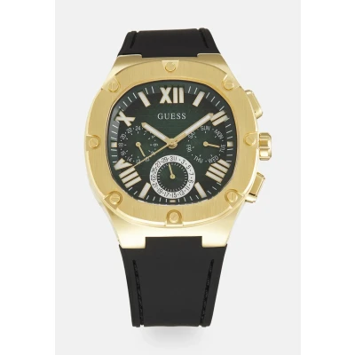 Image of Guess Headline Watch Green gradient/goldcoloured, Men&#039;s, Size: One Size, gradient/gold coloured
