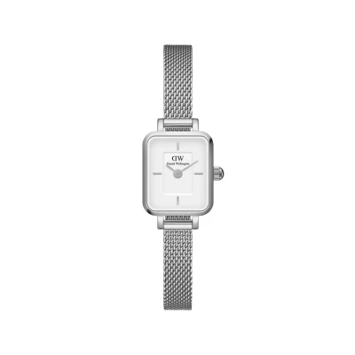 Image of Daniel Wellington Quadro Watch silvercoloured, Women&#039;s, Size: One Size, Silver coloured