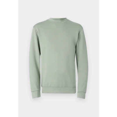 Image of Selected Homme Slhemanuel SOFT CREW NECK Sweat Sweatshirt, Men&#039;s, Size: Large, Iceberg green