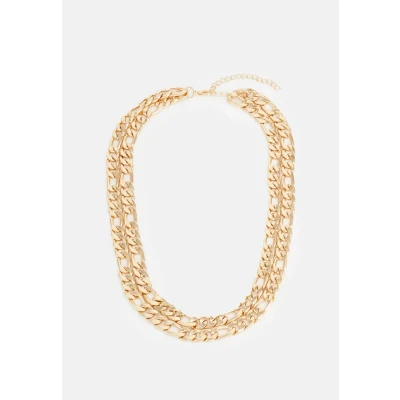 Image of Urban Classics Figaro Layering Necklace Unisex goldcoloured, Men&#039;s, Size: One Size, Gold coloured