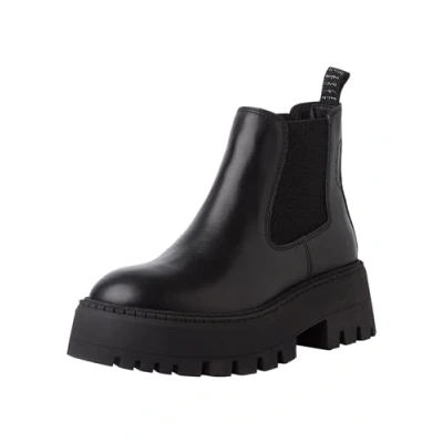 Image of Tamaris MIT Touchit Platform ankle boots, Women&#039;s, Size: 7, Black Leather/synthetics