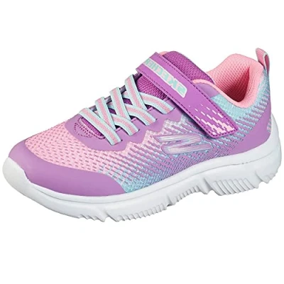 Image of Skechers Performance GO RUN 650 Road running shoes for kids, Size: 13K, Pink/multicolor Textile/synthetics
