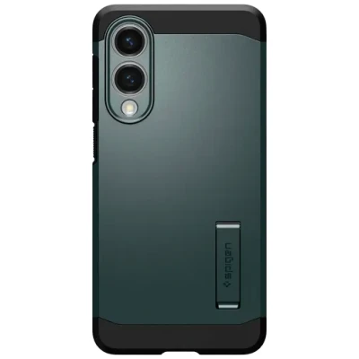 Image of Spigen Tough Armor MagFit TPU Back Cover Green Samsung Galaxy S25 Edge