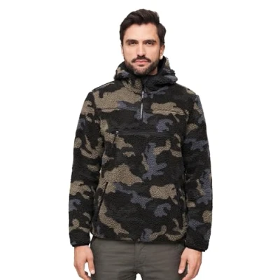 Image of Brandit Fleece jumper, Men&#039;s, Size: 6XL, Dark camouflage