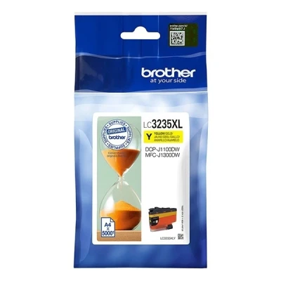 Image of Brother LC 3235XLY Inkjet Cartridge, Yellow, Single Pack, Ultra High Yield, Includes 1 x Genuine Supplies