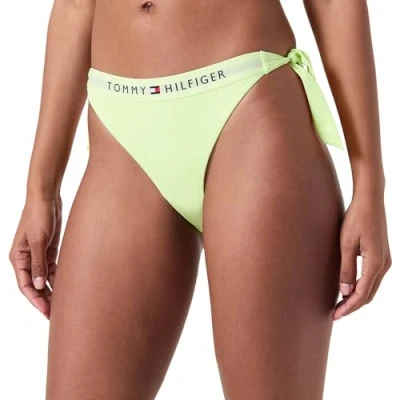 Image of Tommy Hilfiger SIDE TIE Bikini bottoms, Women&#039;s, Size: XL, Faded lime