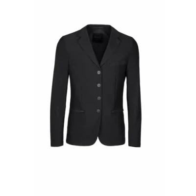 Image of Pikeur Luis Mesh Athleisure FS25 Men&#039;s Tournament Jacket, Black, Size: 50
