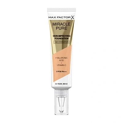 Image of Max Factor Miracle Pure Skin Improving Foundation 30ml (Various Shades) Pearl Beige