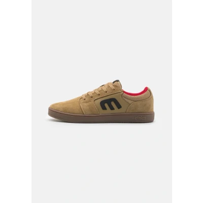 Image of Etnies Cresta Unisex Trainers, Men&#039;s, Size: 6, Brown/black Leather and textile