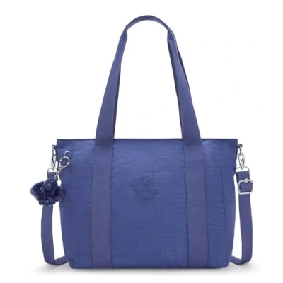 Image of Kipling Asseni Handbag, Women&#039;s, Size: One Size, Ocean blue