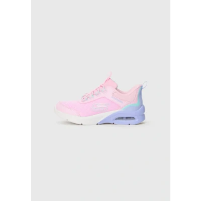 Image of Skechers Girl&#039;s Microspec Max Colour Treifecta Sneaker, Pink, 3 UK Child