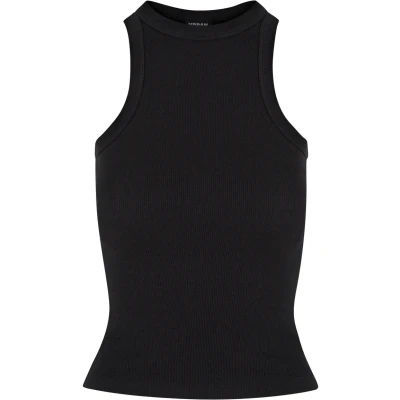 Image of Urban Classics Racer BACK Top, Women&#039;s, Size: 3XL, Black