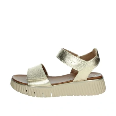 Image of Tamaris Comfort Damen Sandale MultiAdjustable LT GOLD (38)