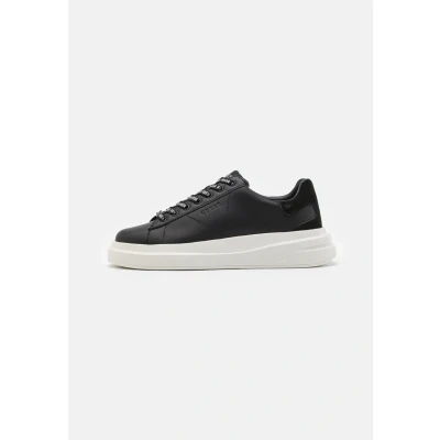 Image of Guess ELBA Trainers, Men&#039;s, Size: 7.5, Black Leather