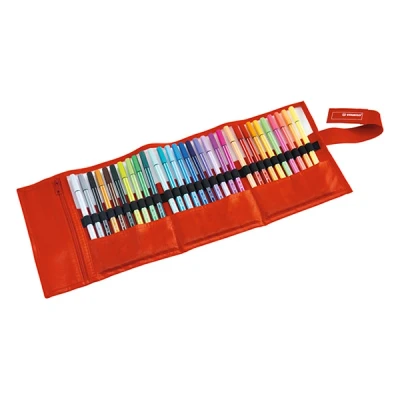 Image of STABILO Premium Fibre Tip Pen 68 Rollerset of 30 Assorted Colours including 5 Neon