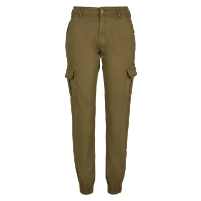 Image of Urban Classics HIGH Waist Cargo trousers, Women&#039;s, Size: 26, Summerolive