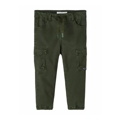 Image of Name it Nmmben Baggy Cargo trousers for kids, Size: 4y, Rosin