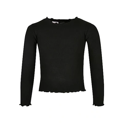 Image of Urban Classics Long sleeved top for kids, Size: 5 6y, Black