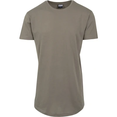 Image of Urban Classics Shaped LONG DO NOT USE Basic Tshirt, Men&#039;s, Size: Medium, Army green