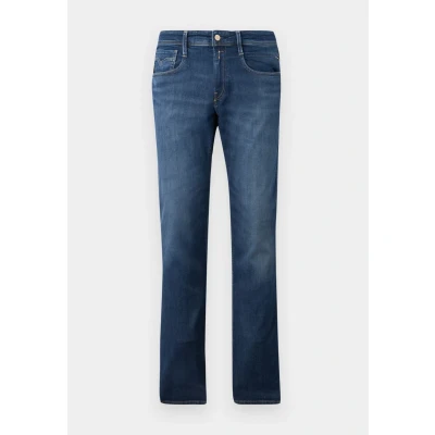 Image of Replay Men&#039;s Anbass Slim Fit Jeans with Power Stretch, Dark Blue 007 1, 34W / 34L