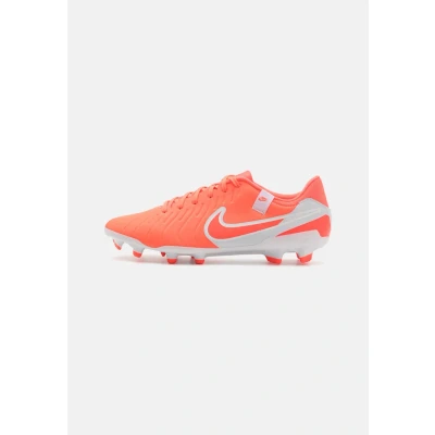 Image of Nike Performance Legend 10 Academy FG Moulded stud football boots, Size: 6, Hot lava/white Imitation leather/ textile
